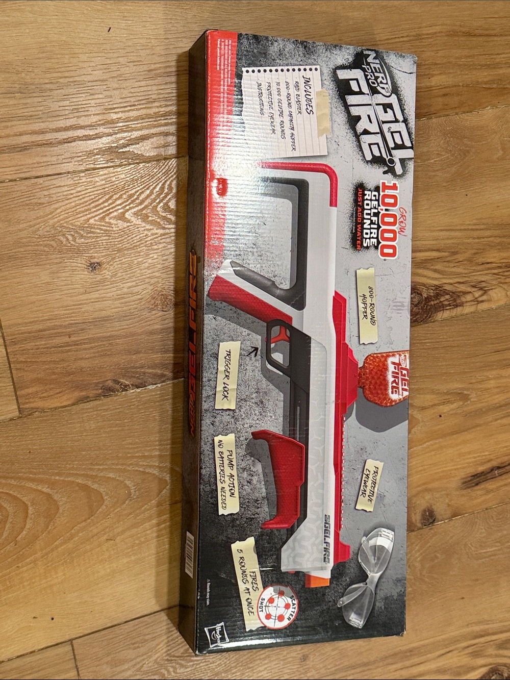 Nerf Rival Red, White & Black Foam Blaster